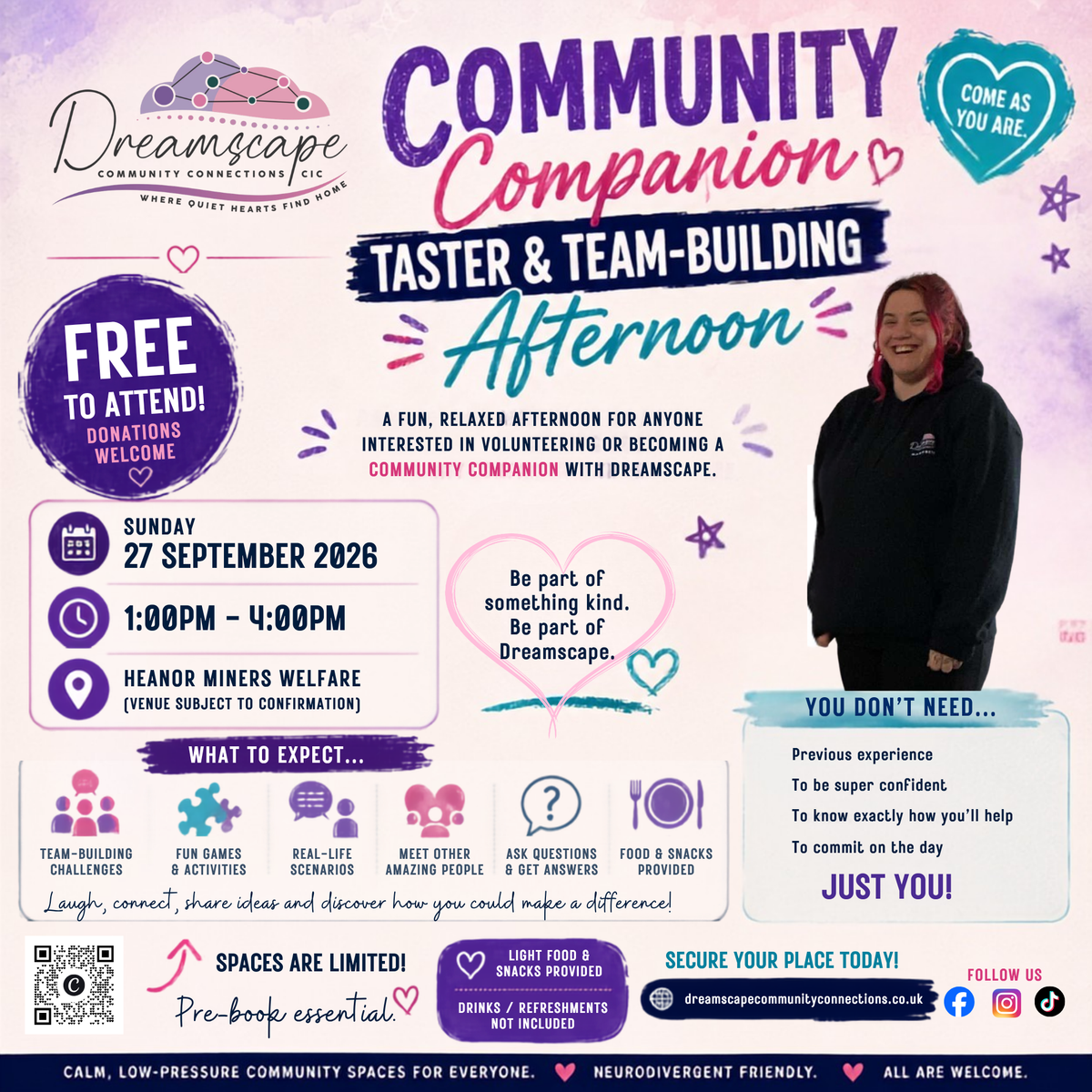 Dreamscape Community Companion Taster & Team-Building Afternoon