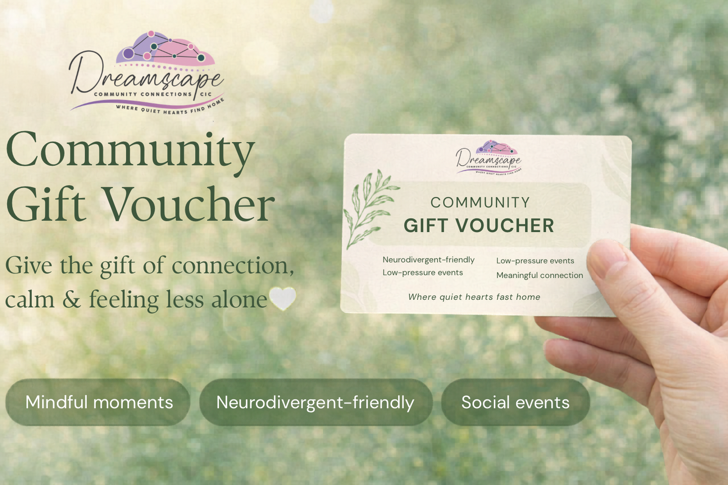 Dreamscape Community Gift Voucher