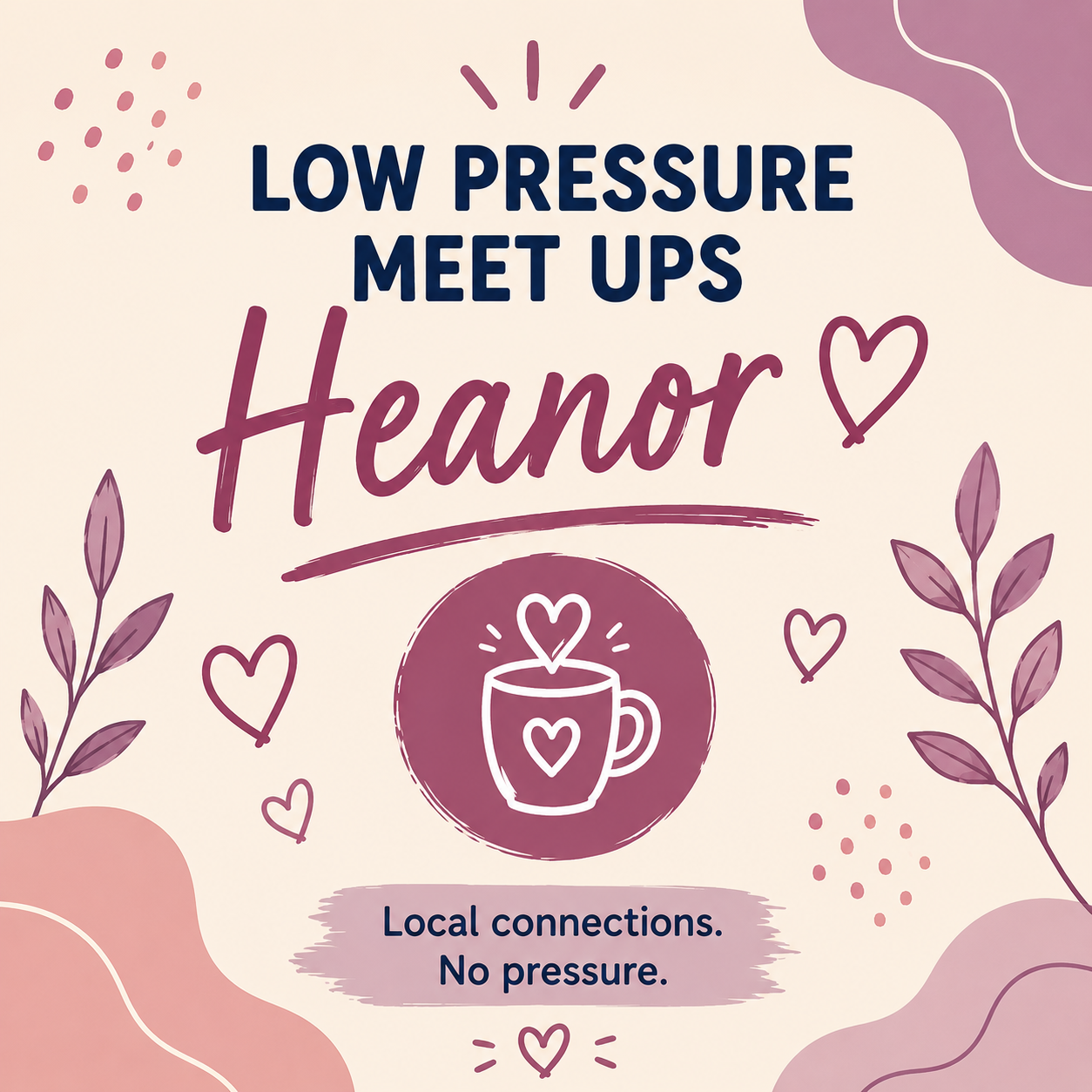 Low-pressure Meet ups - Heanor