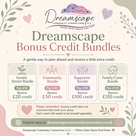 Dreamscape Bonus Credit Bundles