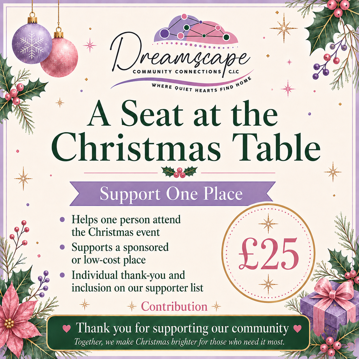 A Seat at the Christmas Table — Community Contribution