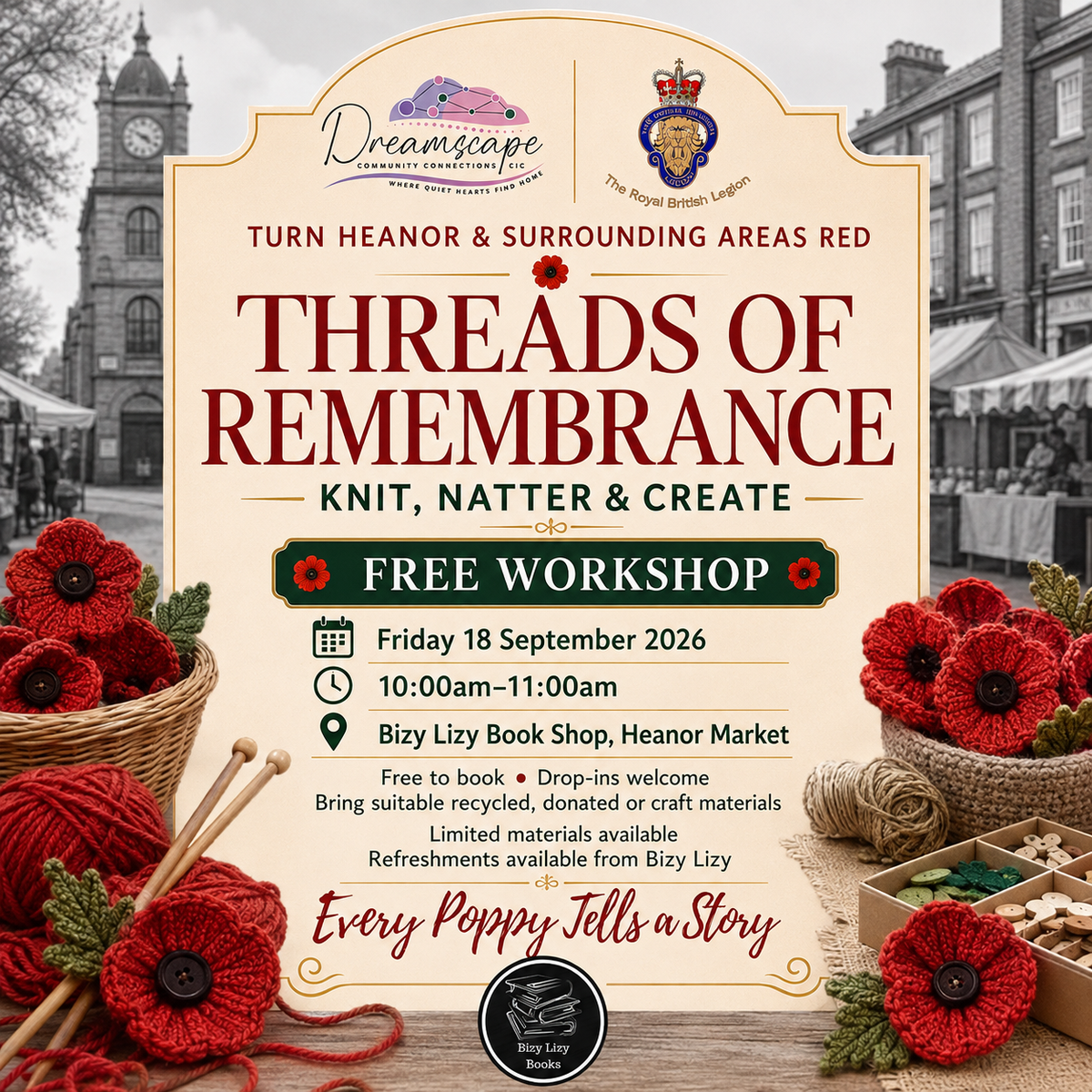 Threads of Remembrance: Knit, Natter & Create