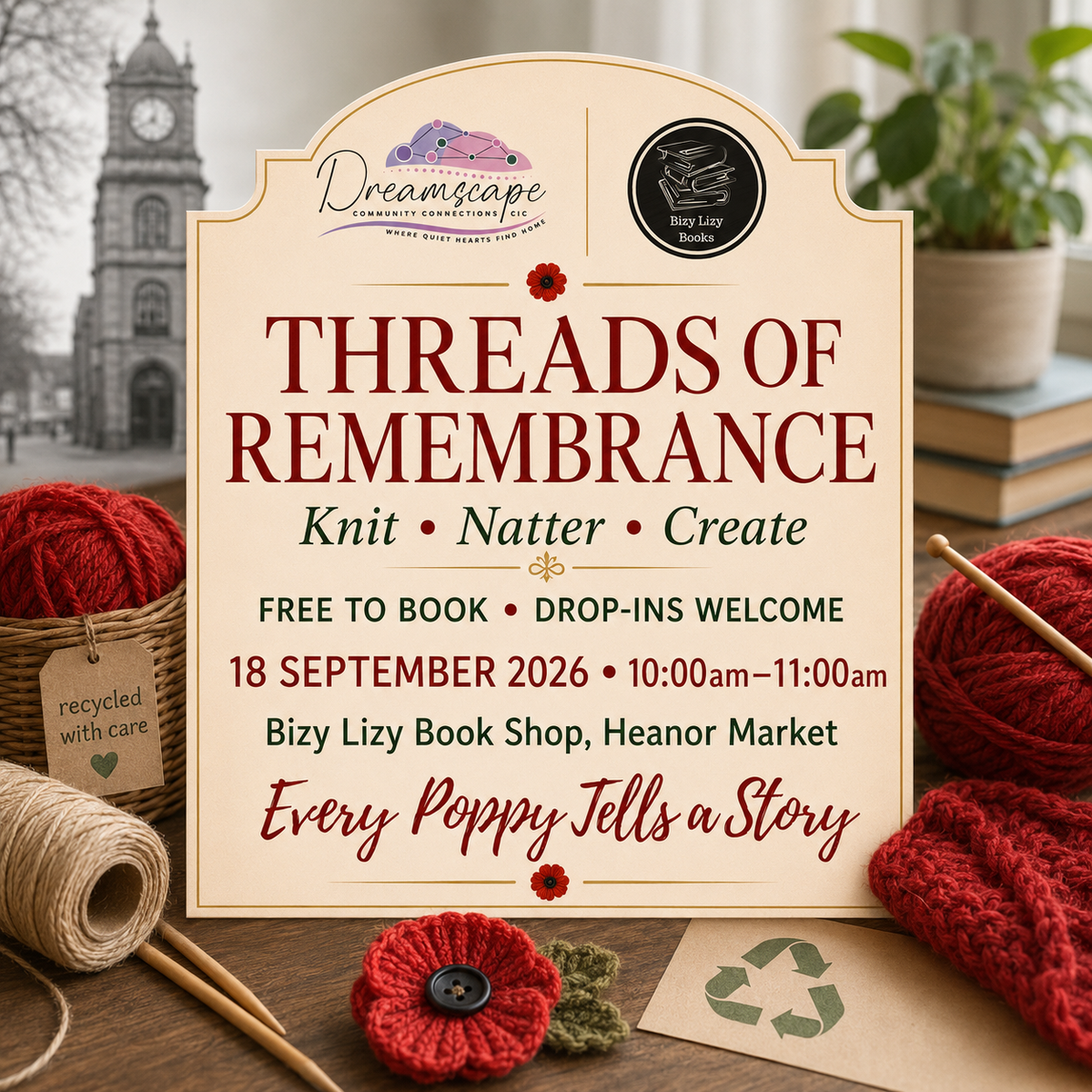 Threads of Remembrance: Knit, Natter & Create
