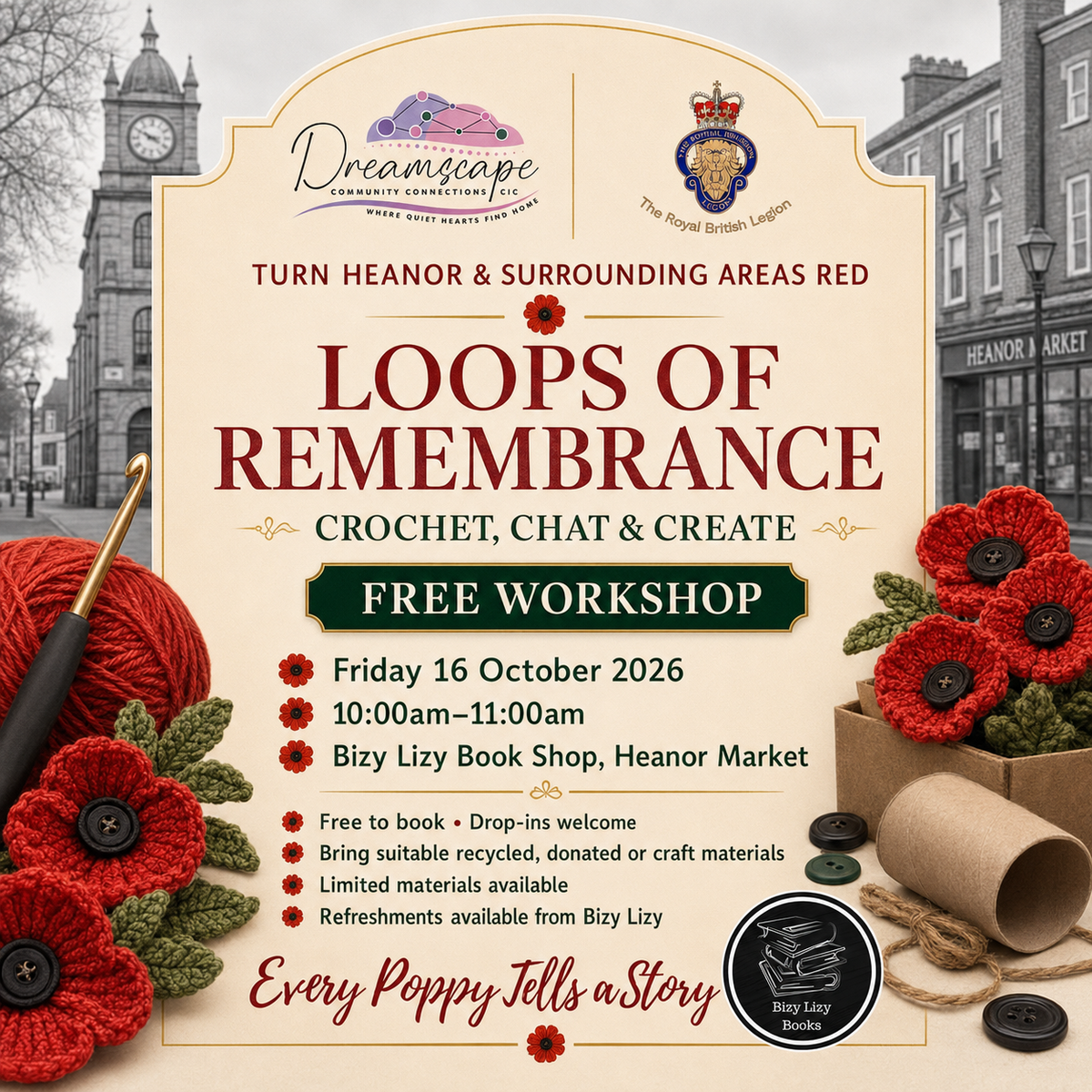 Loops of Remembrance: Crochet, Chat & Create
