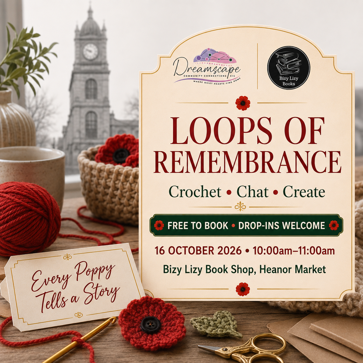 Loops of Remembrance: Crochet, Chat & Create