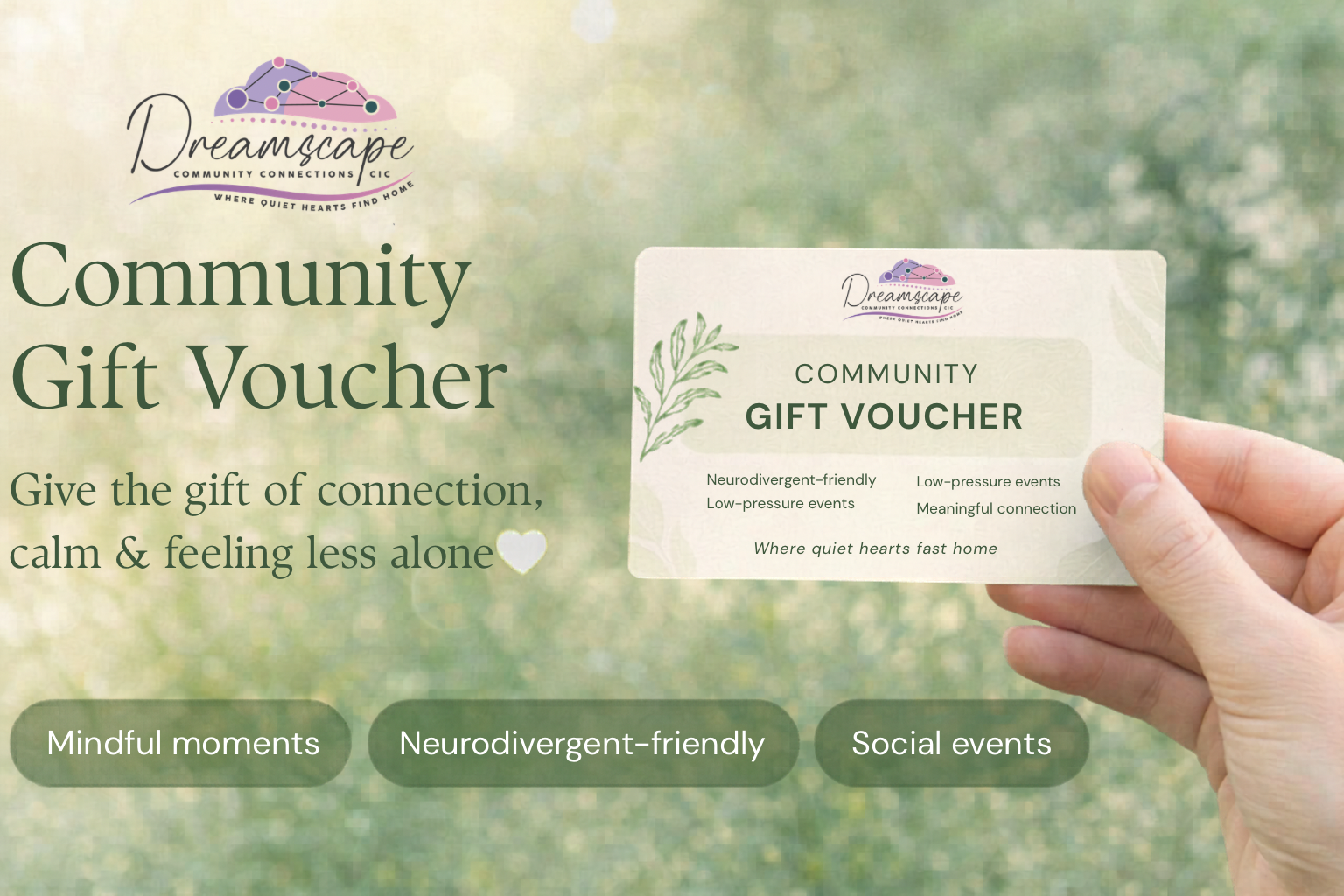 Dreamscape Community Gift Voucher