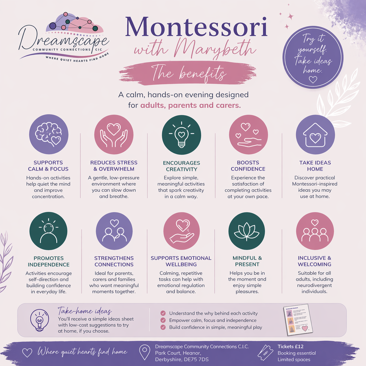 Montessori with Marybeth | Adults Montessori-Inspired Evening