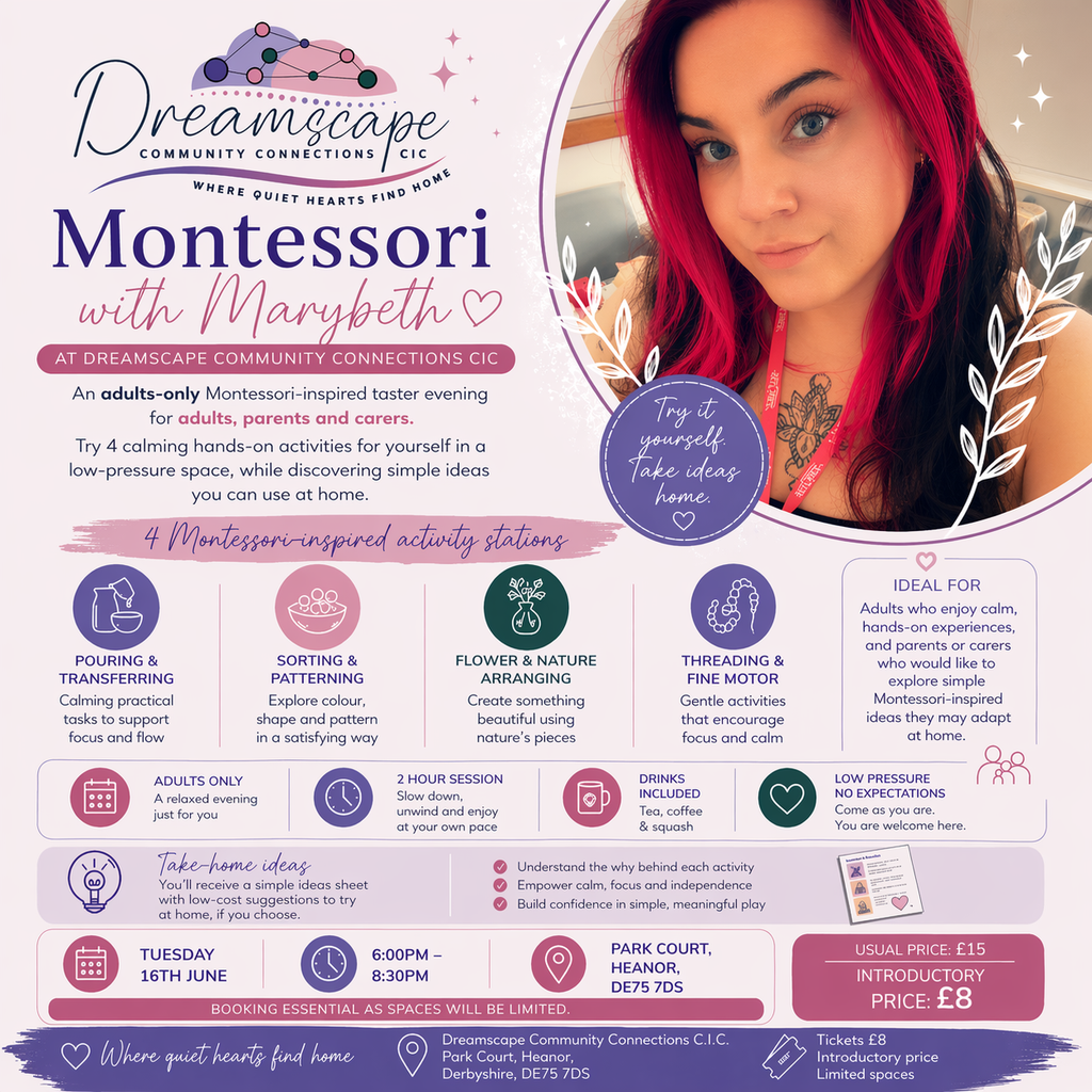 Montessori with Marybeth | Adults Montessori-Inspired Evening