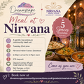 Meal at Nirvana | £10 Deposit