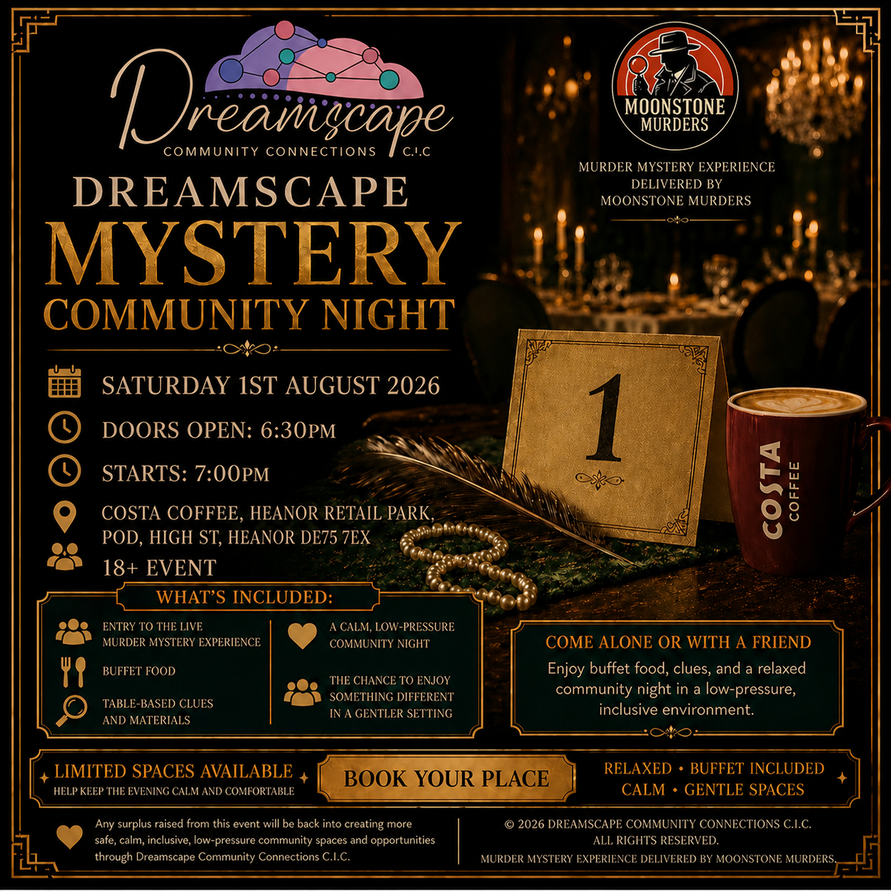 Dreamscape Mystery Community Night
