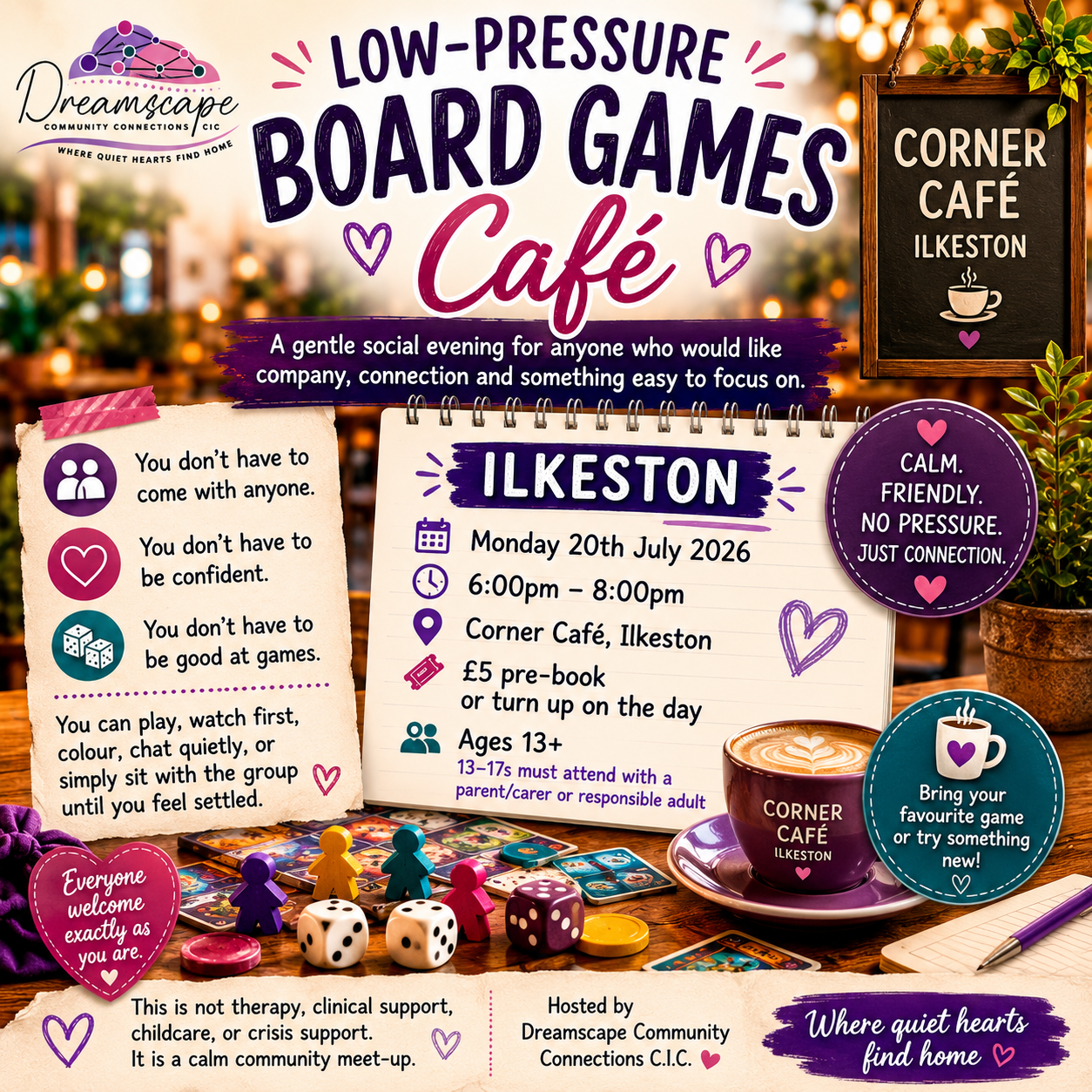 Low-Pressure Board Games Café - Ilkeston